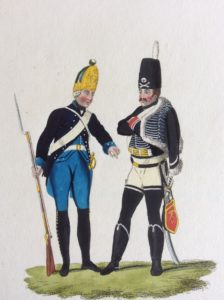 French Napoleonic Troopers Print